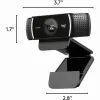 Logitech C922 1920 x 1080pikseļi USB melna tīmekļa kamera