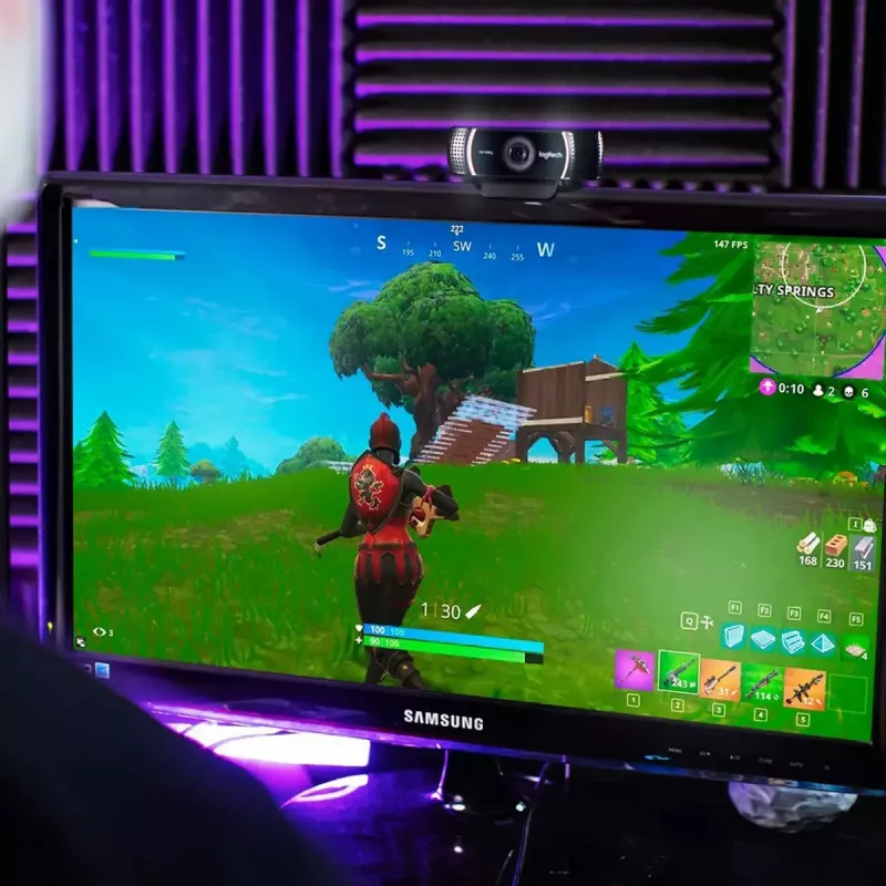 Logitech C922 1920 x 1080pikseļi USB melna tīmekļa kamera