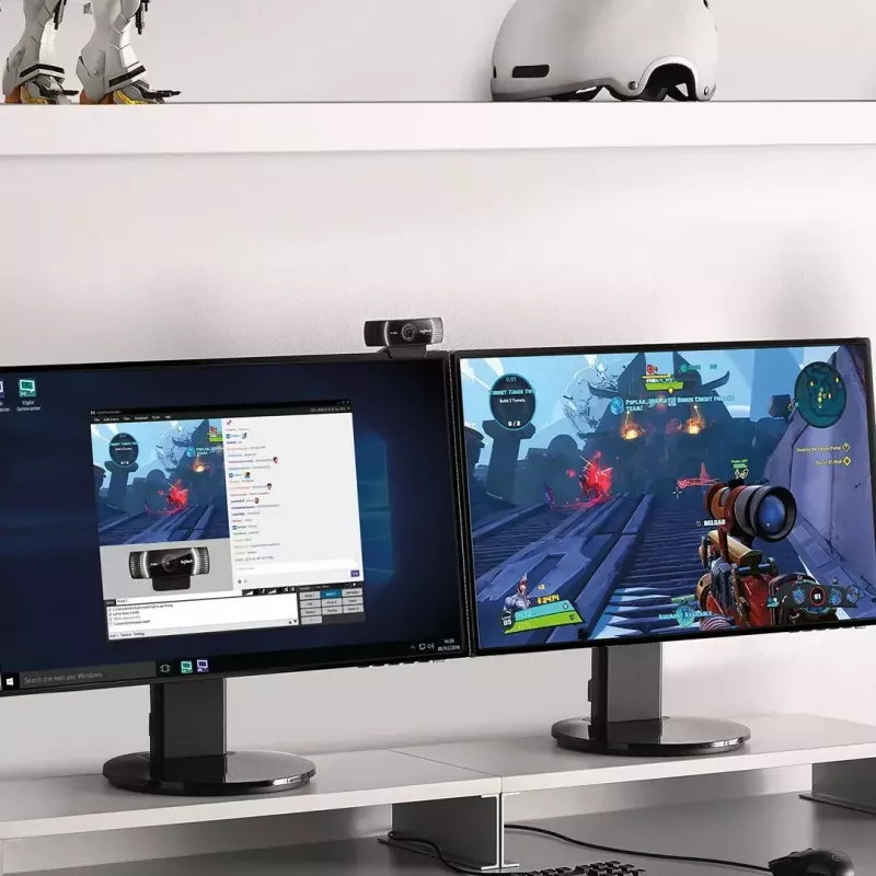 Logitech C922 1920 x 1080pikseļi USB melna tīmekļa kamera