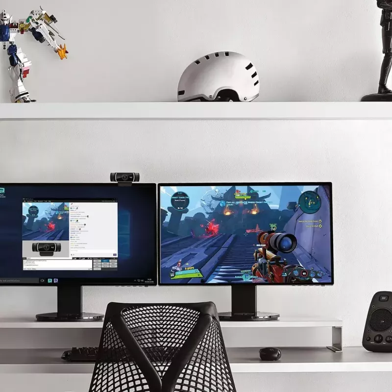 Logitech C922 1920 x 1080pikseļi USB melna tīmekļa kamera