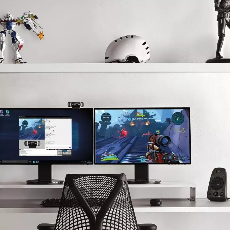 Logitech C922 1920 x 1080pikseļi USB melna tīmekļa kamera