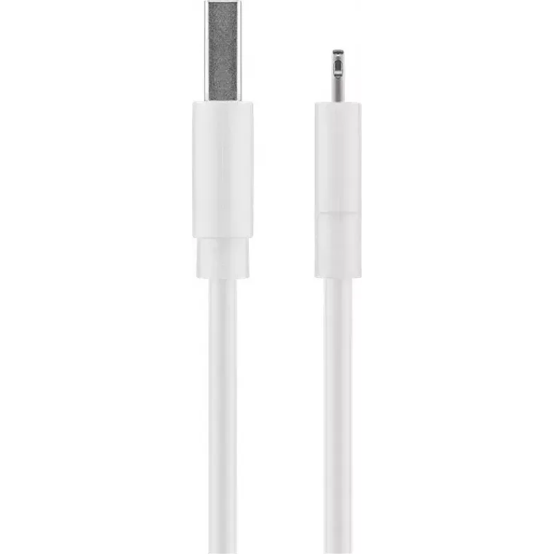 GOOBAY Lightning uz USB A uzlādes un sinhronizācijas kabelis 1m, 5W/1A, balts