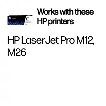 Tonera kasetne HP 79A Black Original LaserJet 1000 lpp Melna