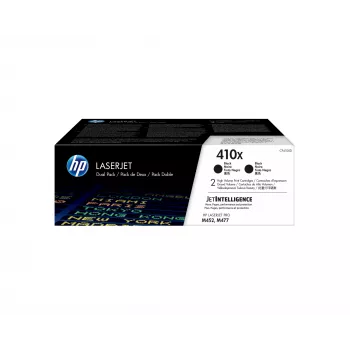 HP 410X 2 komplekts - augstas ražības melns oriģināls LaserJet tonera kasetnes