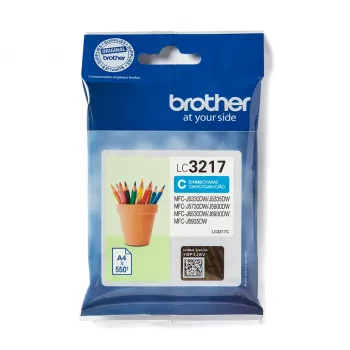 Brother LC3217C tintas kasetne 1 gab. Oriģināla Ciāna