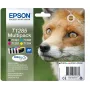 Epson Fox Multipack T1285 DURABrite Ultra 4 krāsas – Melns, Ciāns, Fuksīns, Dzeltens (5,9 ml / 3,5 ml)