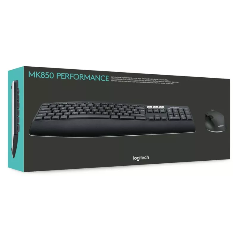 LOGITECH Bezvadu komplekts MK850 Performance 2.4GHz - QWERTY US/Starptautiskais