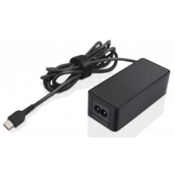 Lenovo 4X20M26256 45W USB-C lādētājs klēpjdatoriem un planšetdatoriem, melns