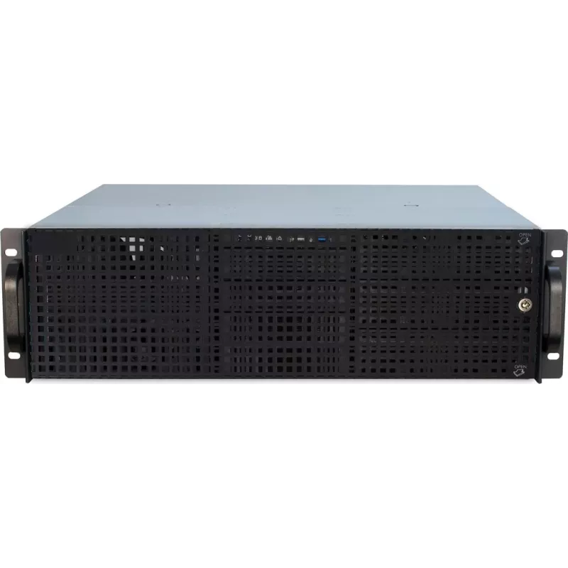 Servera korpuss Inter-Tech 3U-30240 Rack Melns