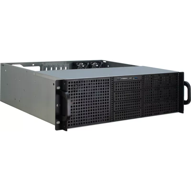 Servera korpuss Inter-Tech 3U-30240 Rack Melns