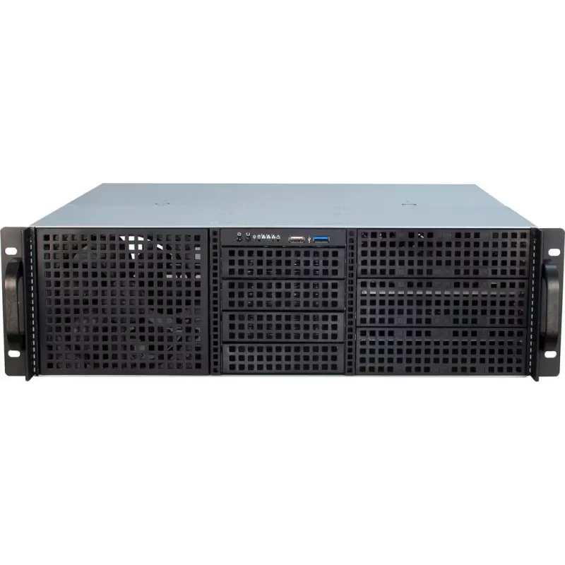Servera korpuss Inter-Tech 3U-30240 Rack Melns