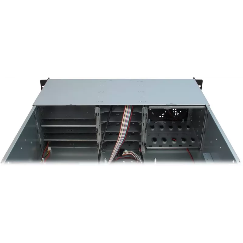 Servera korpuss Inter-Tech 3U-30240 Rack Melns