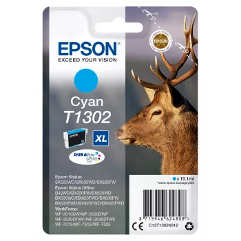 Epson Stag Singlepack Cyan T1302 DURABrite Ultra Tinte