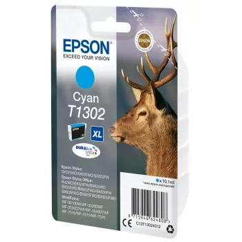 Epson Stag Singlepack Cyan T1302 DURABrite Ultra Tinte