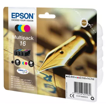 Epson Ink C13T16264012 Multipack BK, C, M, Y