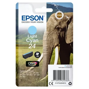 Kasetne Epson 24 Cyan 360 lpp C13T24254012