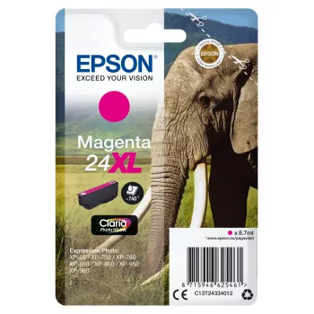 Kasetne Epson Magenta 24XL C13T24334012 Claria Photo HD