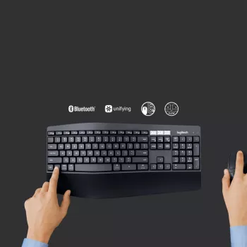 LOGITECH Bezvadu komplekts MK850 Performance 2.4GHz - QWERTZ Vācu