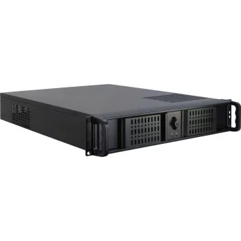 Servera korpuss Inter-Tech IPC 2U-2098-SL Rack Melns