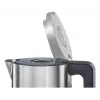 Bosch TWK8611P elektriskā tējkanna 1.5 L 2400 W antracīts, nerūsējošs tērauds, balts
