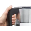 Bosch TWK8611P elektriskā tējkanna 1.5 L 2400 W antracīts, nerūsējošs tērauds, balts