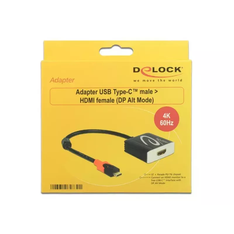USB-C uz HDMI grafiskais adapteris DeLOCK 62730