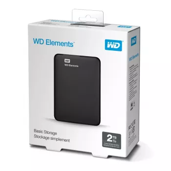 WESTERN DIGITAL Elements 2TB ārējais cietais disks USB-A 3.0