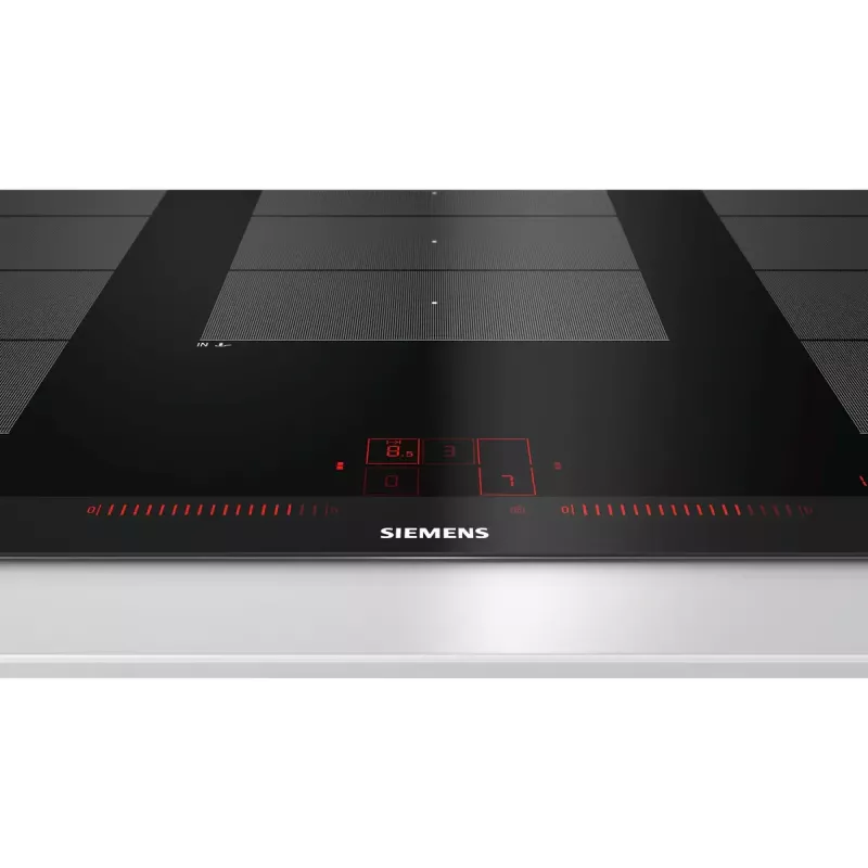 Siemens EX975LXC1E iebūvējamā indukcijas plīts virsma, melna, 90 cm, 5 zonas