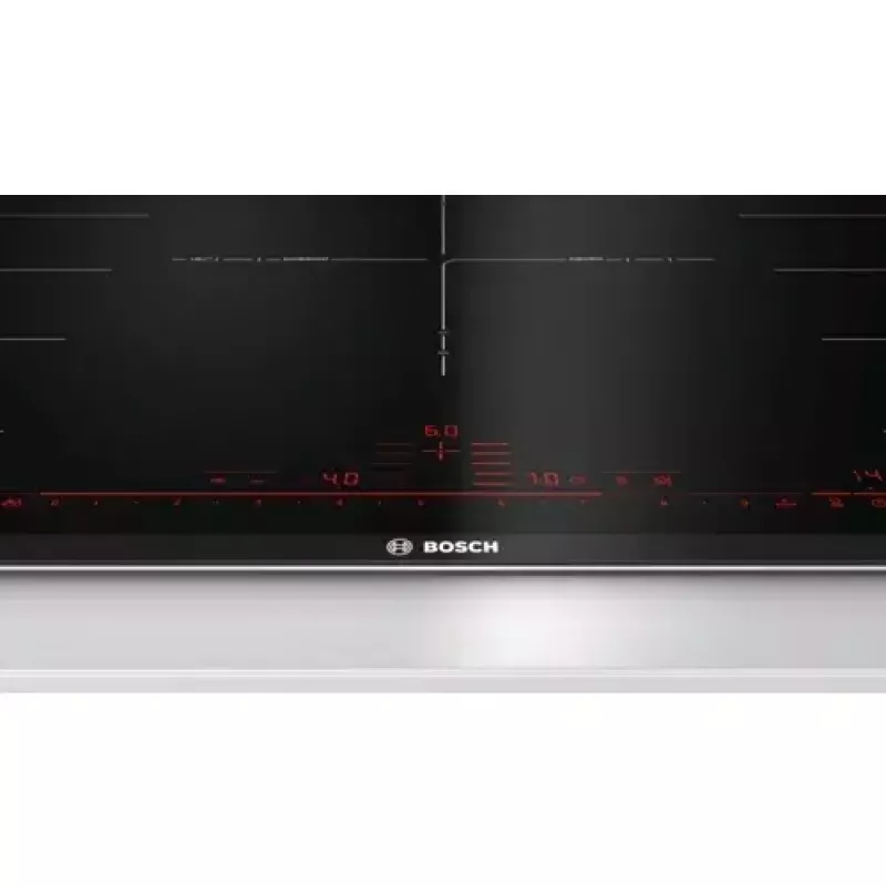 Bosch Serie 8 PXV975DC1E iebūvējamā indukcijas plīts virsma, melna, 90 cm, 5 zonām