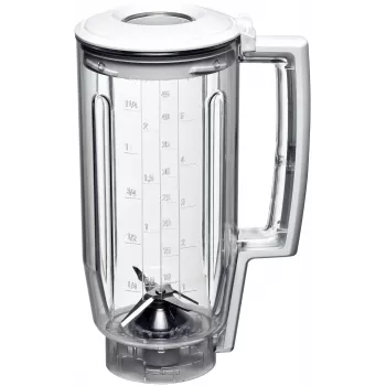Piederums Bosch mikserim/virtuves kombainam MUZ5MX1 — caurspīdīgs plastmasas korpuss, 1 kg