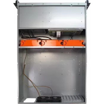 Korpusa servera Inter-Tech IPC 4U-4410 Rack Melns