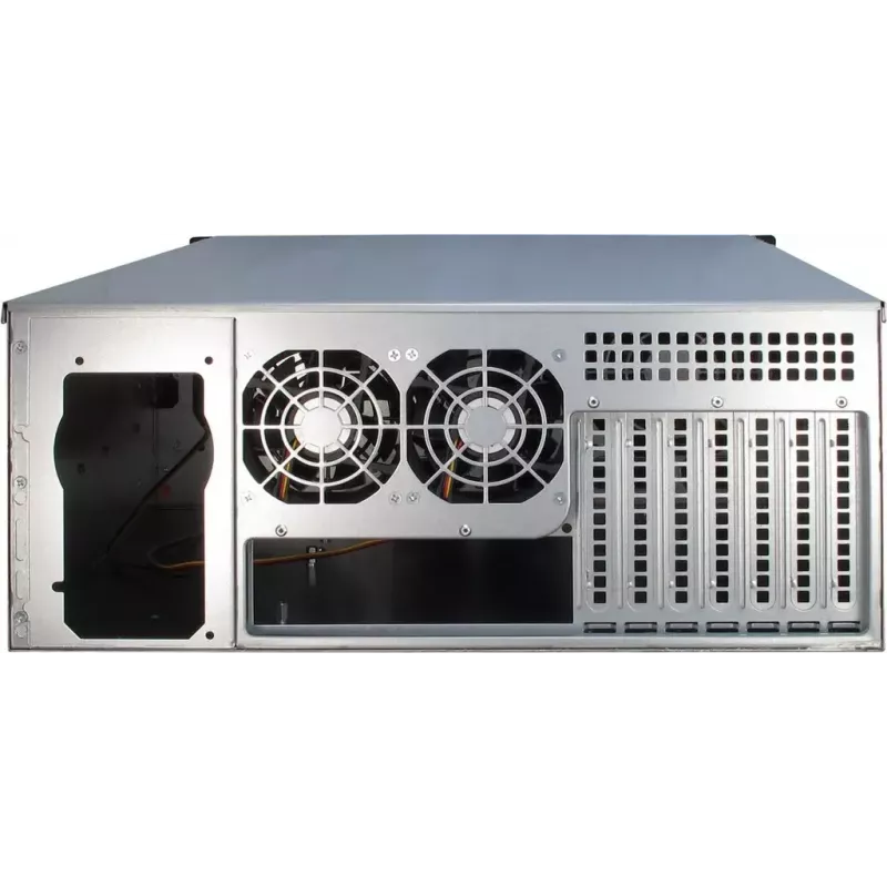 Korpusa servera Inter-Tech IPC 4U-4410 Rack Melns