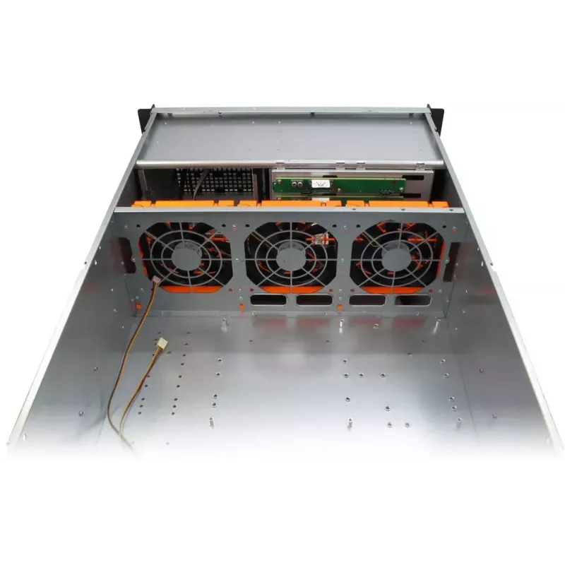 Korpusa servera Inter-Tech IPC 4U-4410 Rack Melns