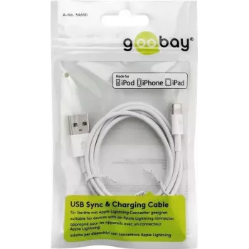 Goobay Lightning USB uzlādes un sinhronizācijas kabelis 2 m