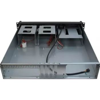 Servera korpuss Inter-Tech 2U-2098-SK Rack Melns