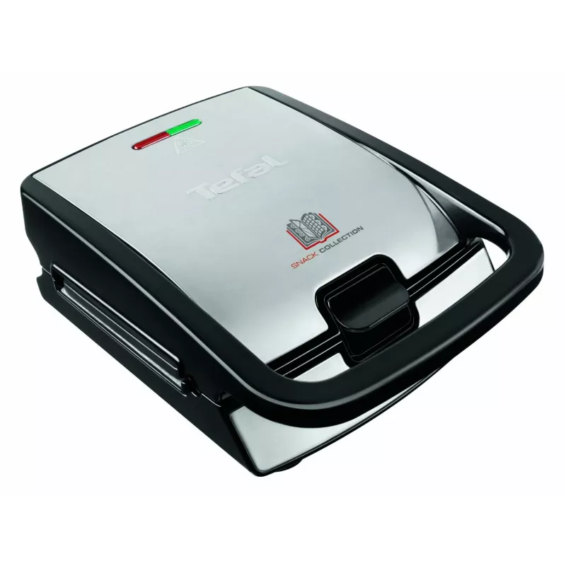 Tefal Snack Collection SW852D sviestmaižu grils 700 W Melns, Nerūsējošs tērauds