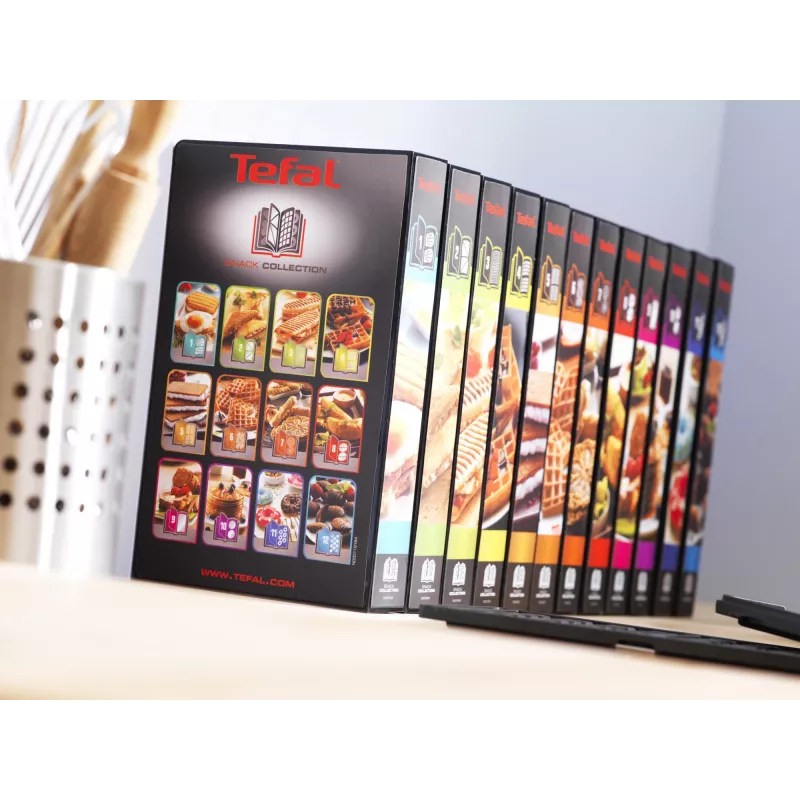 Tefal Snack Collection SW852D sviestmaižu grils 700 W Melns, Nerūsējošs tērauds
