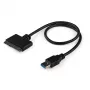 StarTech.com SATA uz USB kabelis ar UASP, melns, 6 Gbit/s, CE, FCC, 0 - 60 °C, -10 - 70 °C, 49 mm