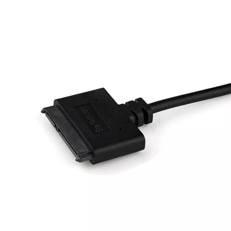 StarTech.com SATA uz USB kabelis ar UASP, melns, 6 Gbit/s, CE, FCC, 0 - 60 °C, -10 - 70 °C, 49 mm
