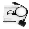 StarTech.com SATA uz USB kabelis ar UASP, melns, 6 Gbit/s, CE, FCC, 0 - 60 °C, -10 - 70 °C, 49 mm