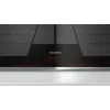 Siemens EX845LYC1E iebūvējamā indukcijas plīts virsma, 80 cm, melna, nerūsējošais tērauds, 4 zonas