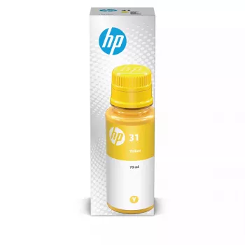 Tintes pudele HP 31 Yellow Original 1VU28AE