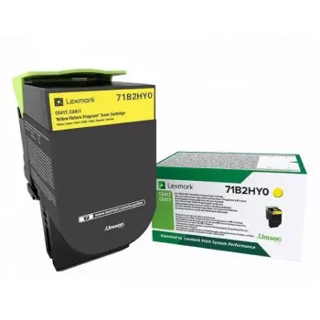 Tonera kasetne Lexmark 71B2HY0 3000 lpp Dzeltens