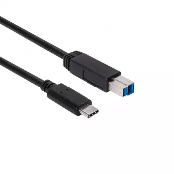 CLUB3D USB 3.1 Gen2 Type-C uz Type-B kabelis, vīriešu/vīriešu, 1 m / 3.3 pēdas
