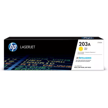 HP 203A (CF542A) oriģinālā dzeltenā lāzera kasetne