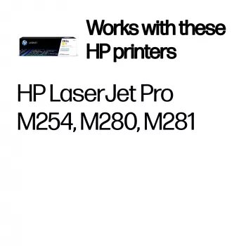HP 203A (CF542A) oriģinālā dzeltenā lāzera kasetne
