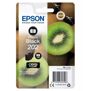 Kasetne Epson 202 4,1 ml foto melna Expression Premium XP-6000 XP-6005 XP-6100 XP-6105