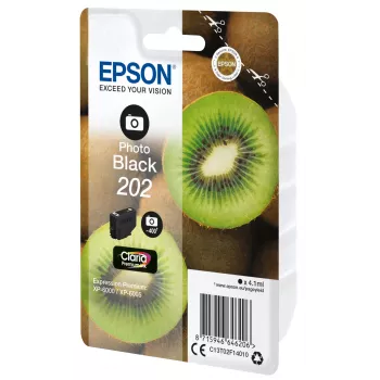 Kasetne Epson 202 4,1 ml foto melna Expression Premium XP-6000 XP-6005 XP-6100 XP-6105
