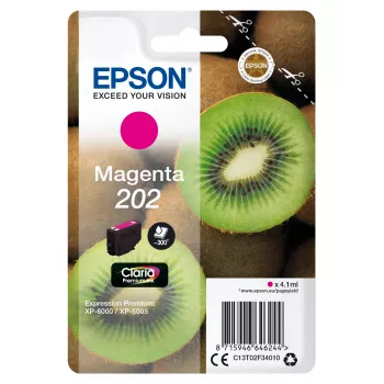 Epson Kiwi Singlepack Magenta 202 Claria Premium Tinte