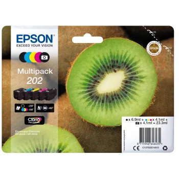 Epson Claria Premium 202 5-krāsu multipakas Kiwi